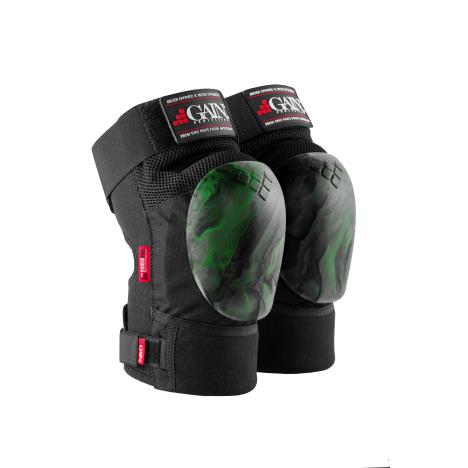 GAIN Protection THE SHIELD PRO Knee Pads - Green Swirl £67.98